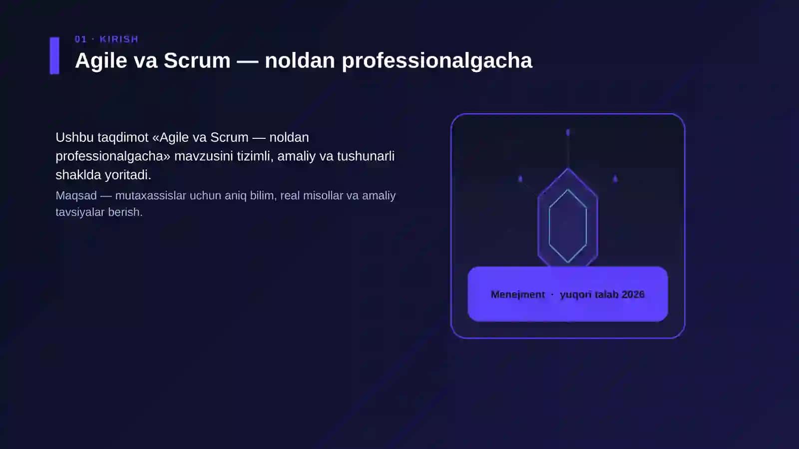 Agile va Scrum — noldan professionalgacha 3