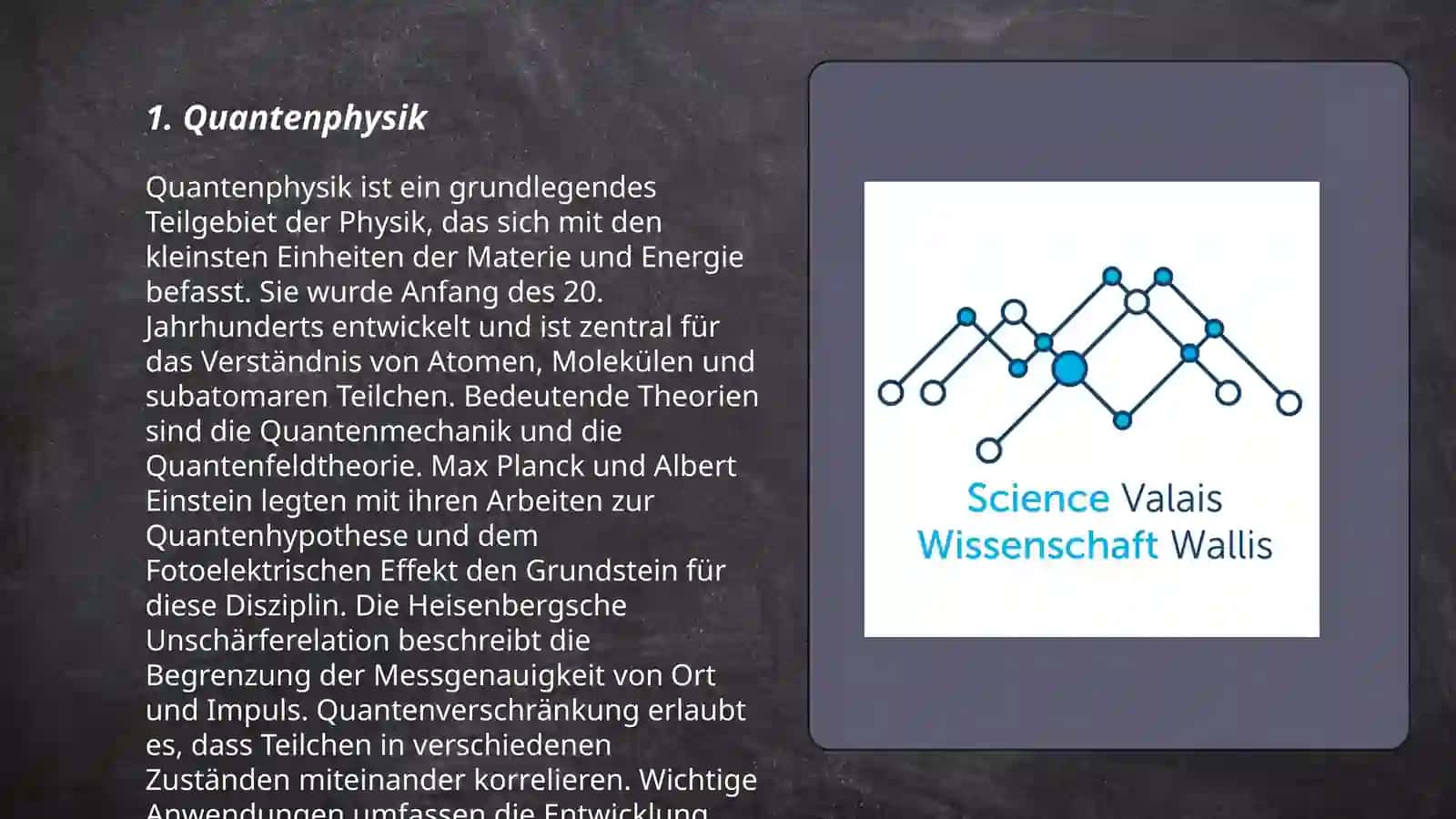 Wissenschaft 3