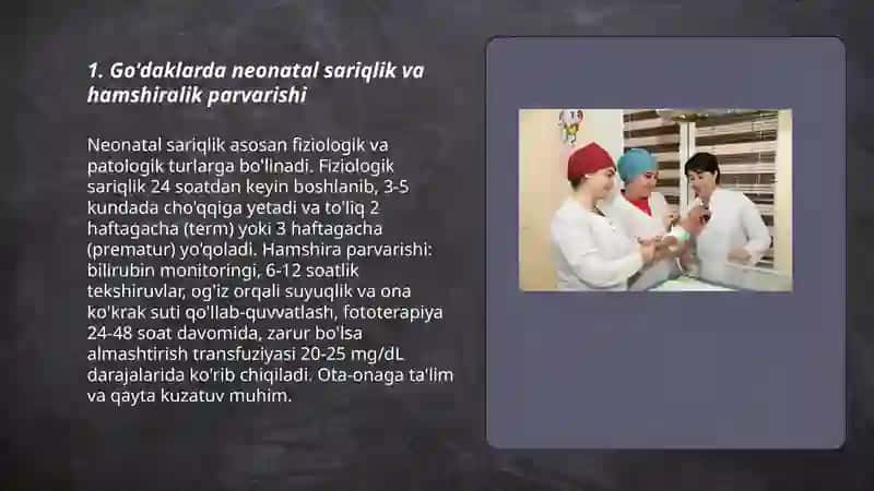 Go'dak va kichik yoshdagi bolalar kasalliklarida hamshiralik parvarishi 3