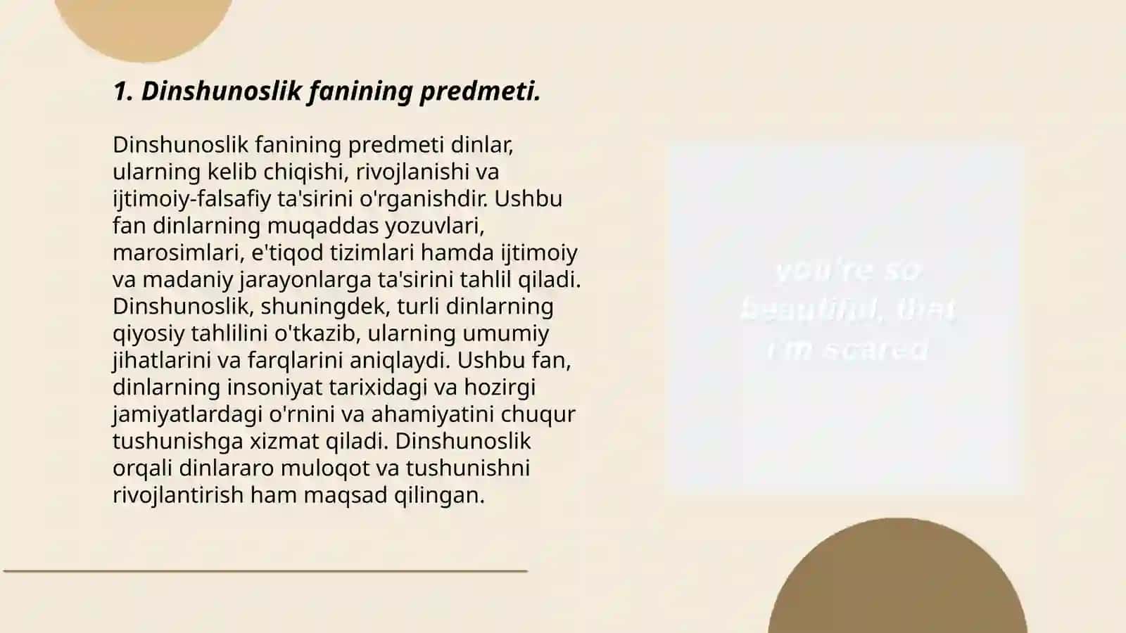 Milliy dinlar tarixi 3