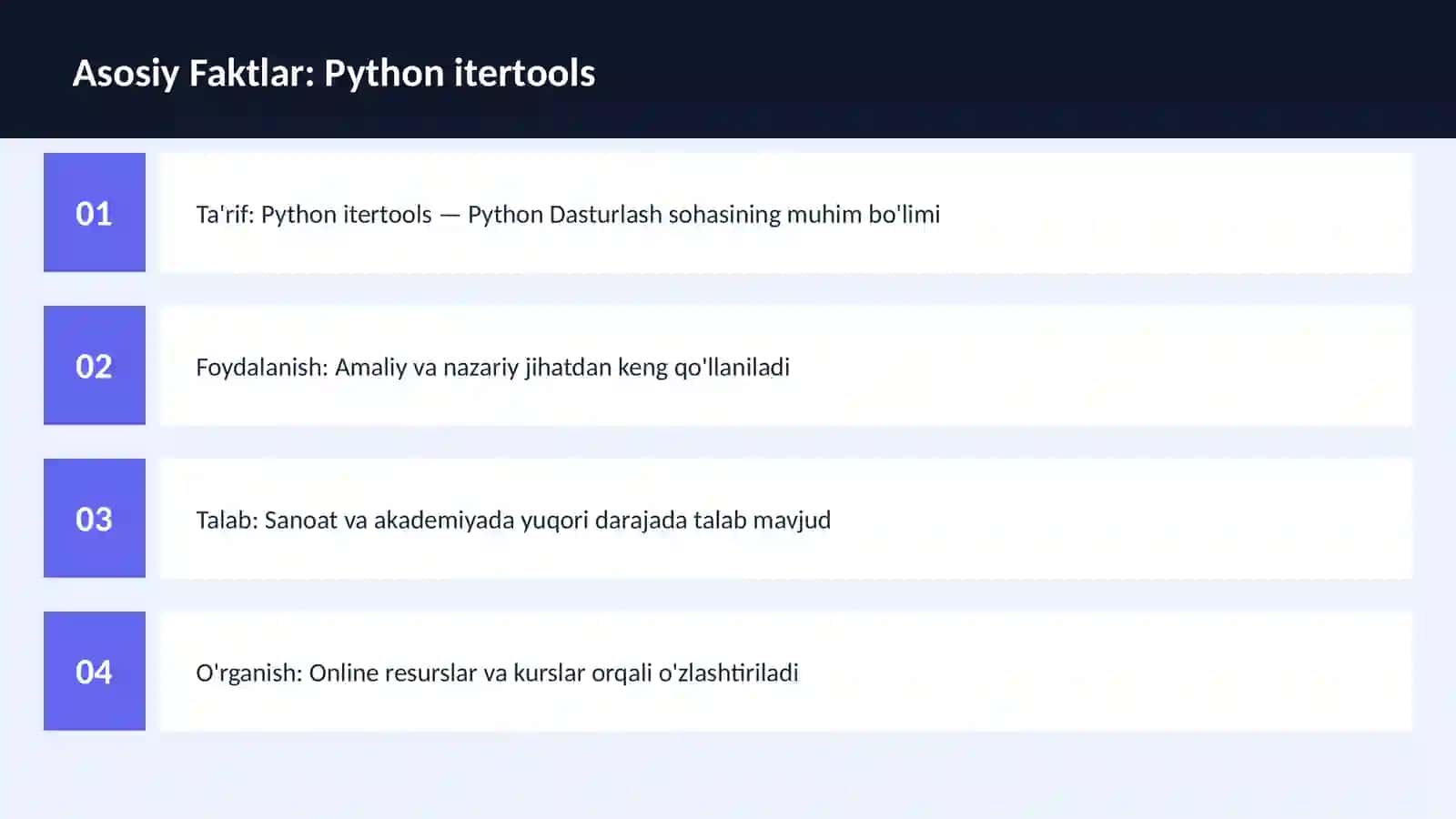 Python itertools 3