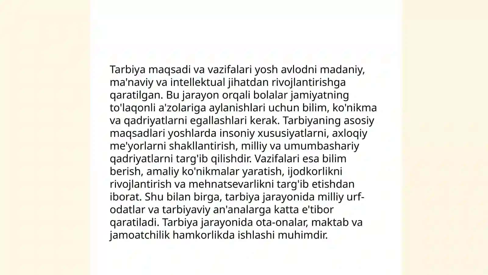 Tarbiya usullari va shakillari 3