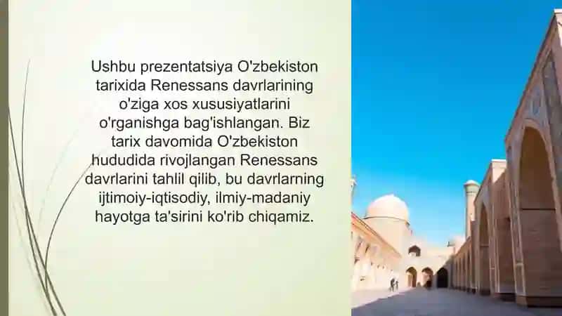 O'zbekiston tarixida Renessans davrlari. 3