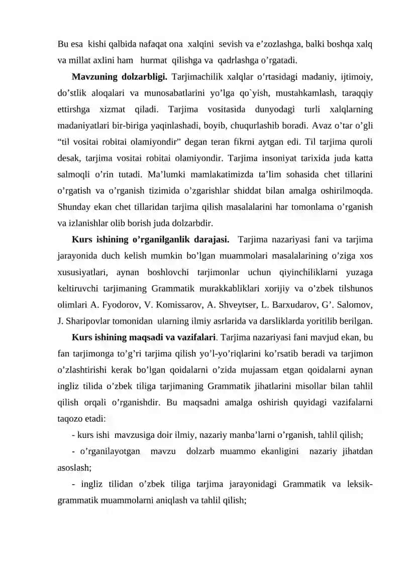 O‘zbek tiliga tarjima ko‘nikmalari 3