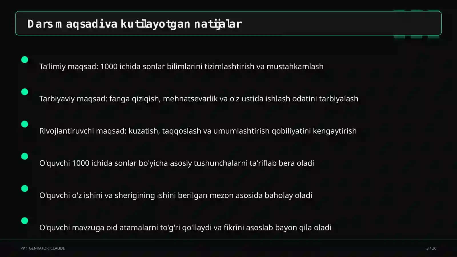1000 ichida sonlar (3-sinf) 3