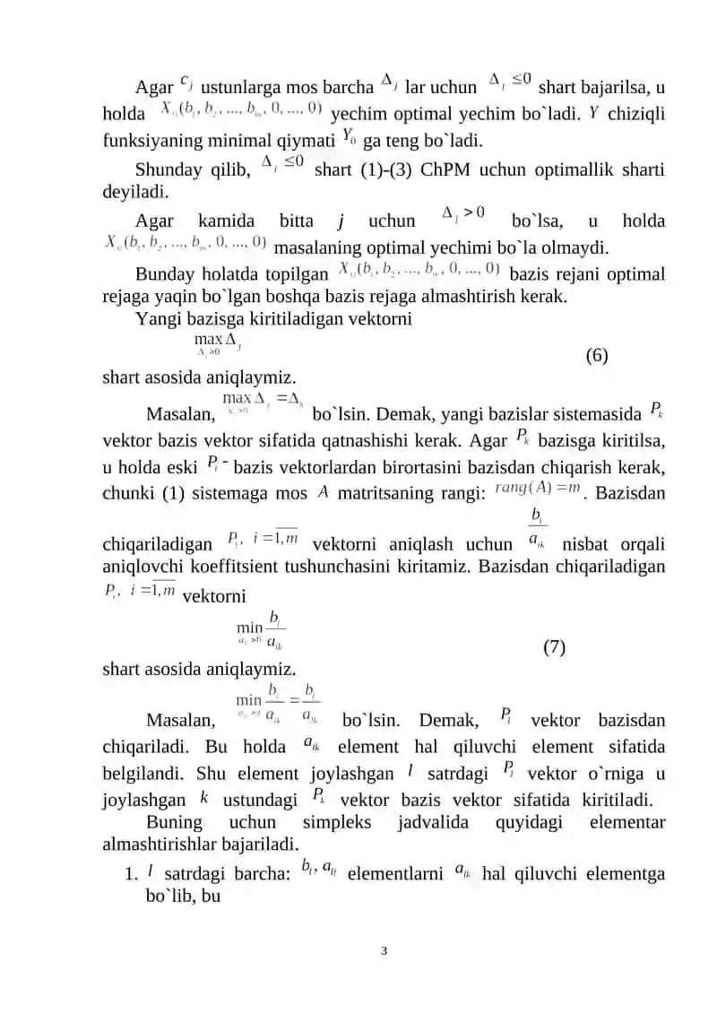 Simpleks (Dansig) usuli 3