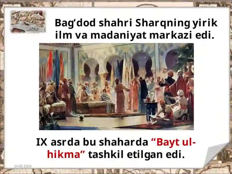 Oʻrtaasrlardavri arab va mahalliy mualliflarining asarlari 3