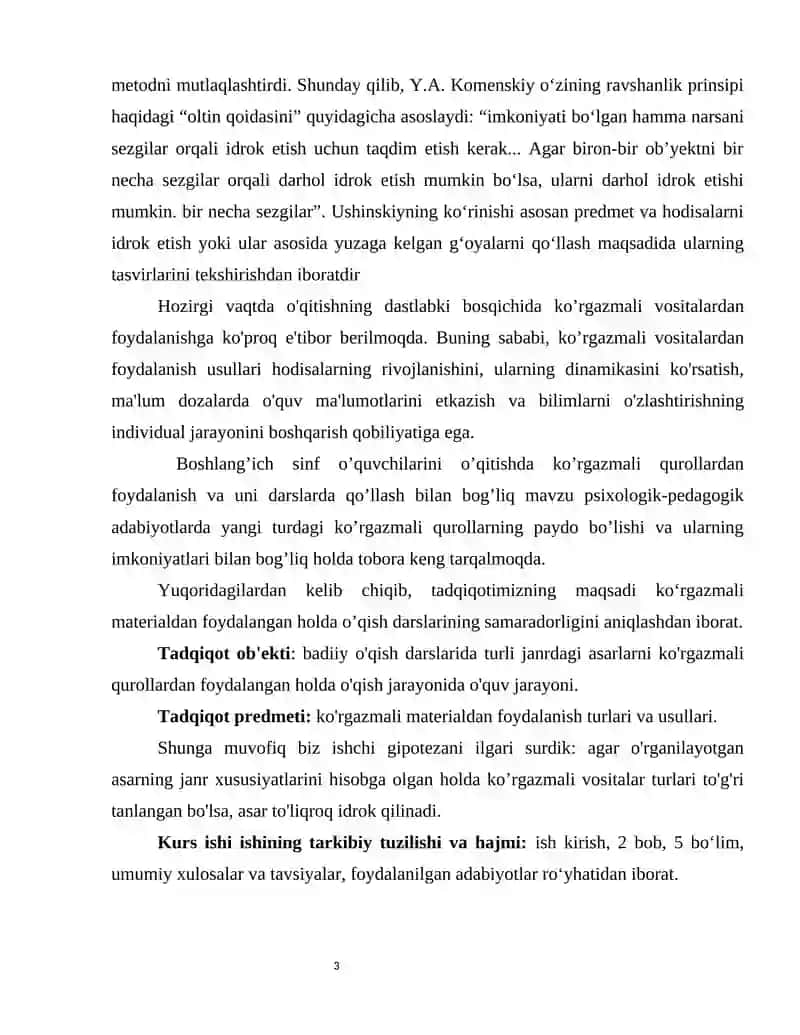 O‘QISH DARSLARIDA KO‘RGAZMALI VOSITALARDAN FOYDALANISH 3