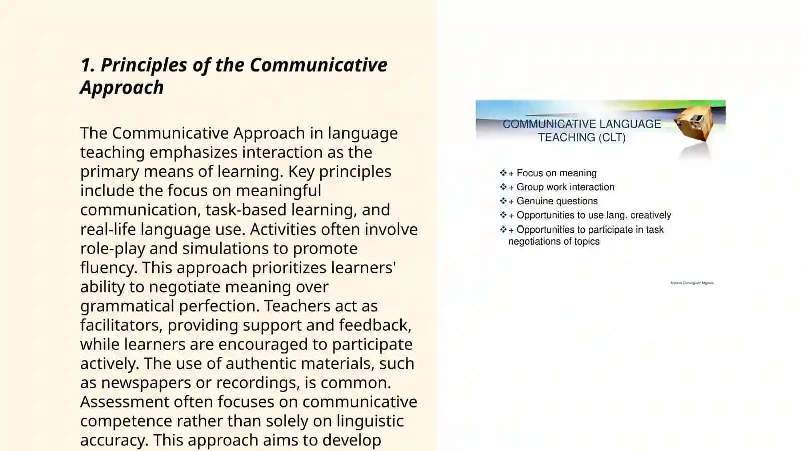 Communicative approach 3