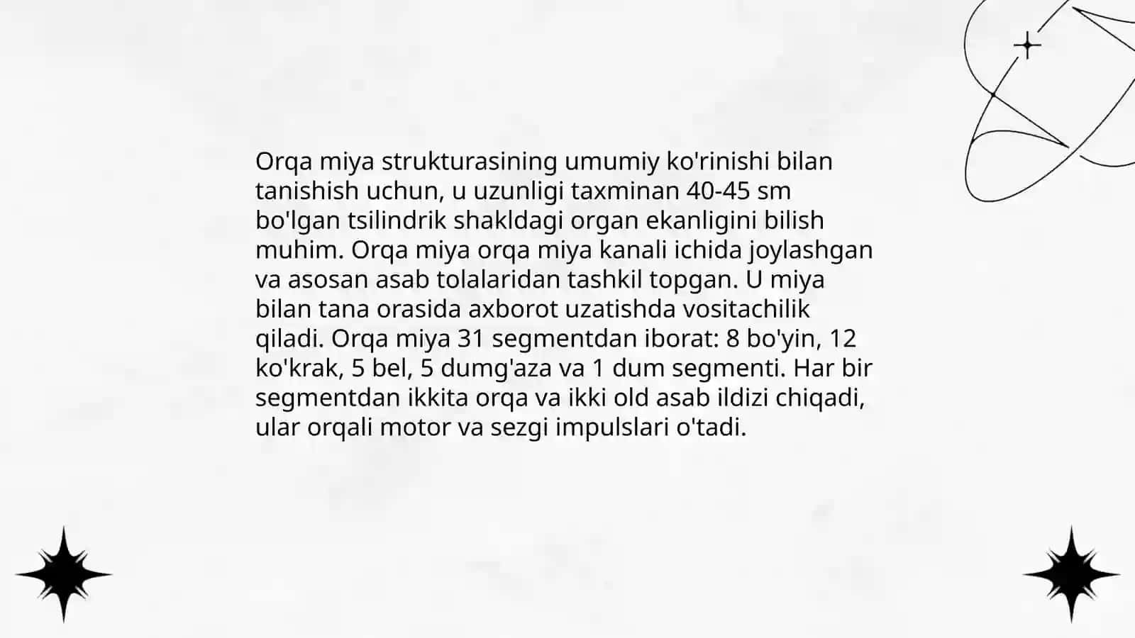 Orqa miyaning tuzilishi va yosh xususiyatlari 3