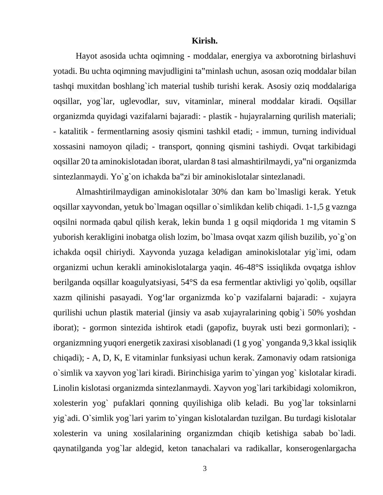 Jumaniyozova Ambarjonning Biokimyo va Molekulyar Biologiya Kurs ishi 3