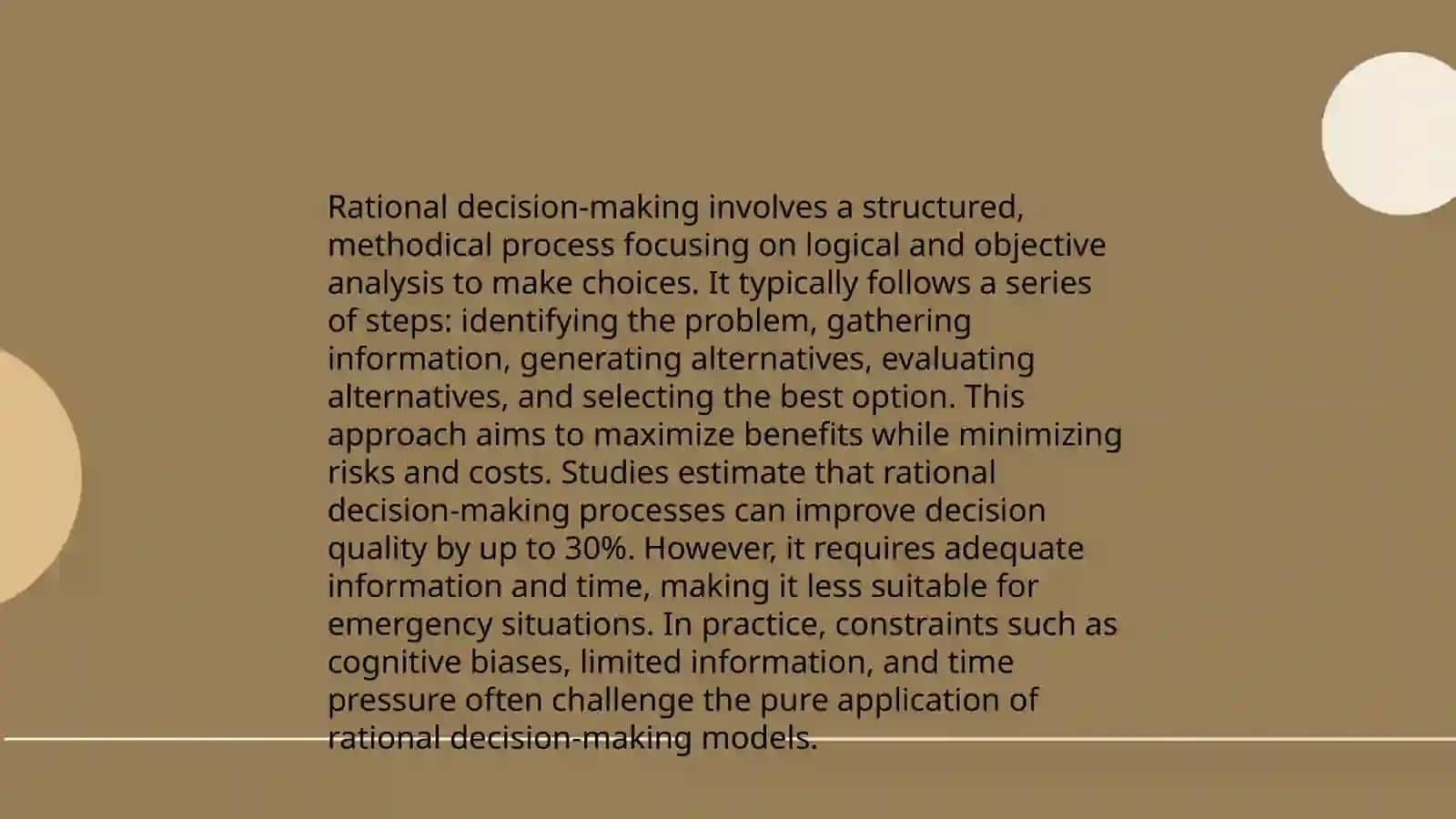 Decision Making 3