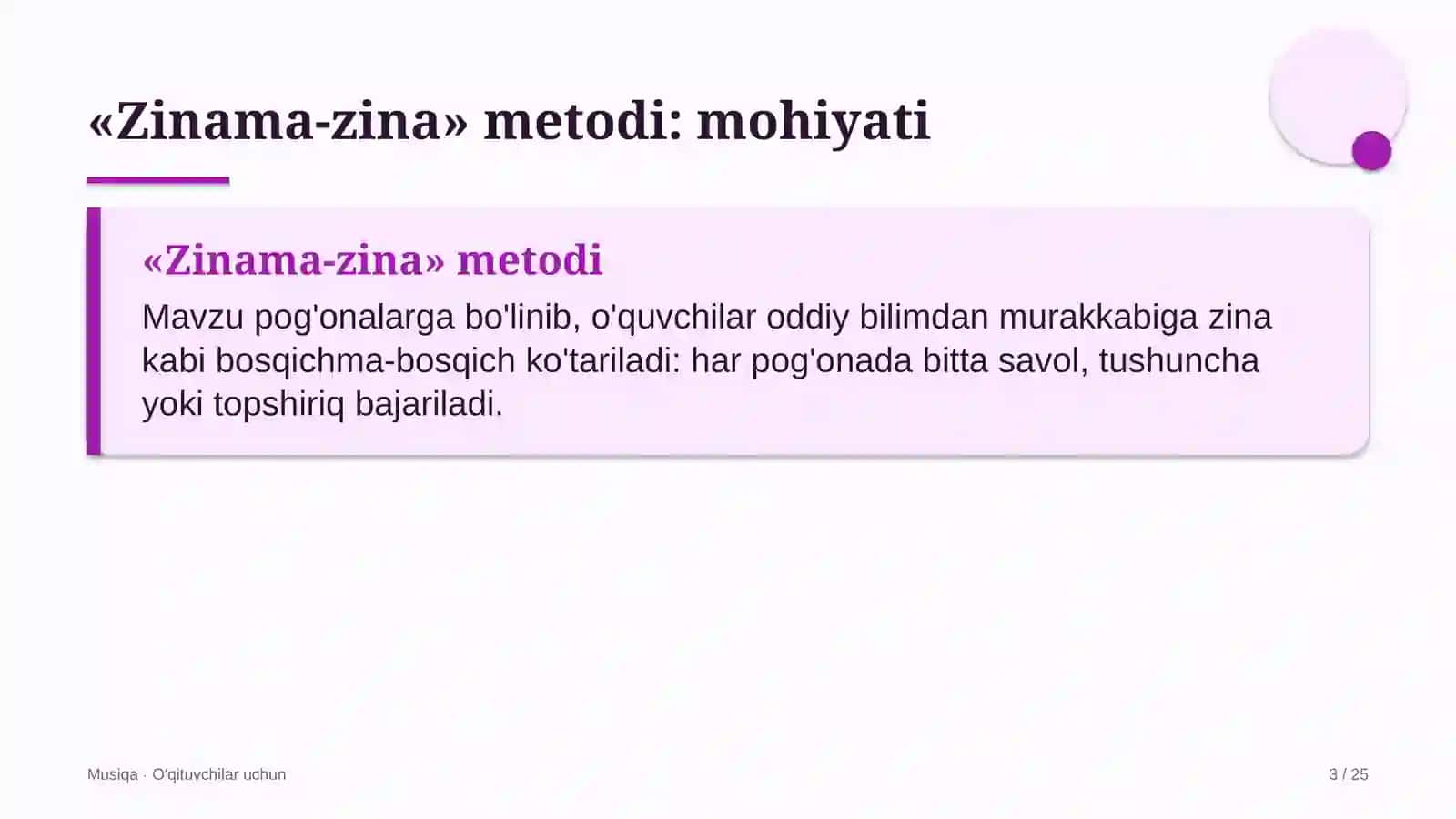 musiqa darslarida zinama zina metodidan foydalanish 8157 3