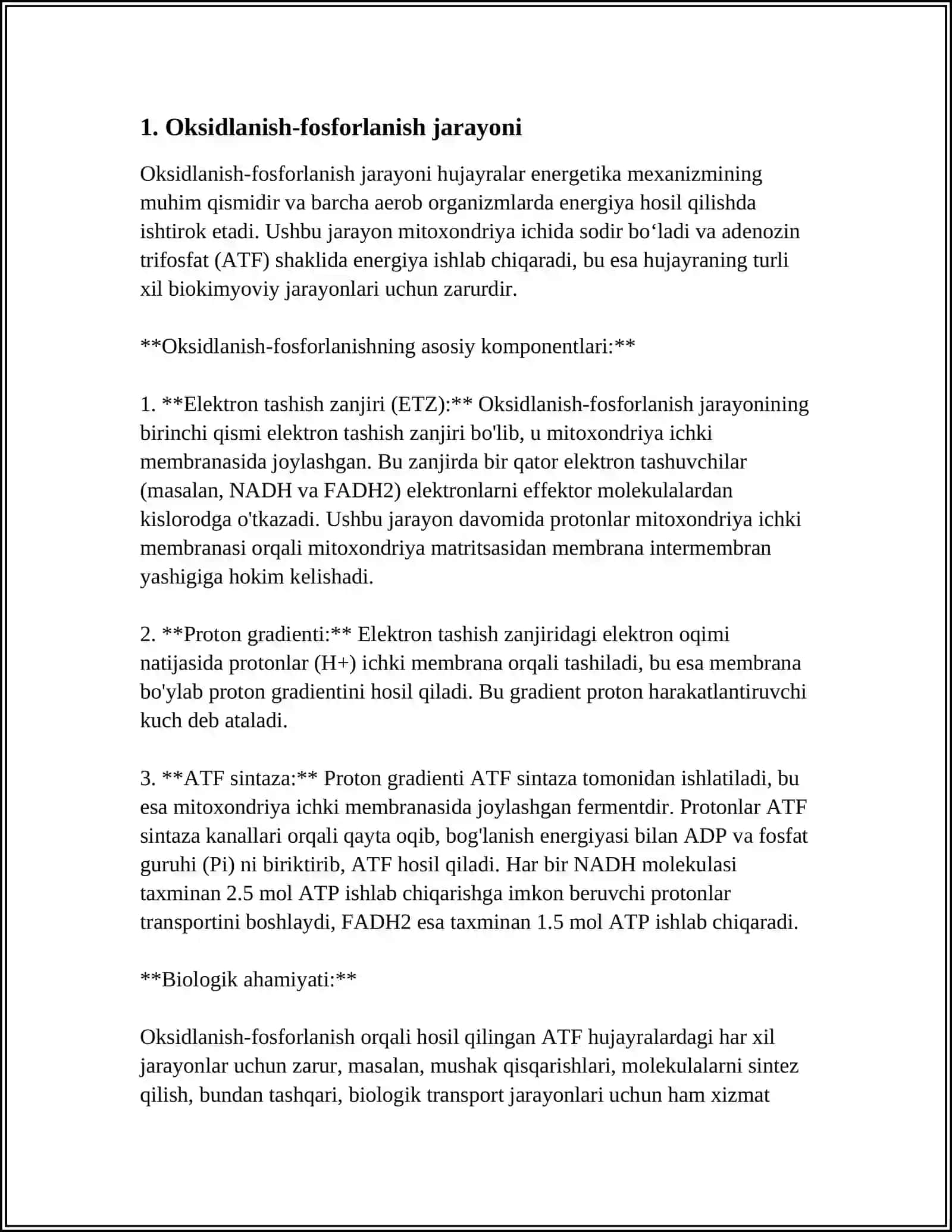 OKSIDLANISH FOSFORLANISHLARINI AJRATUVCHILARI 3