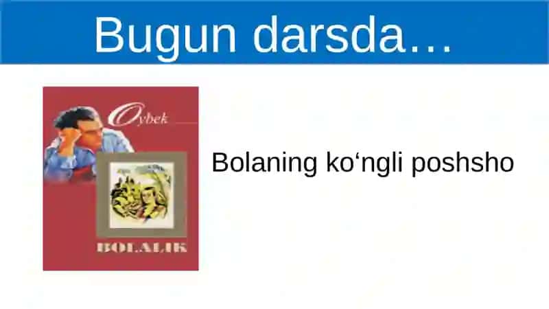 Bolaning ko‘nglipo shsho 3