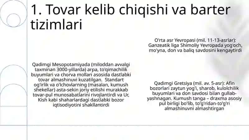 Tovar-pul munosabatlari rivojlanishi bozor iqtisodiyoti shakllanishi 3