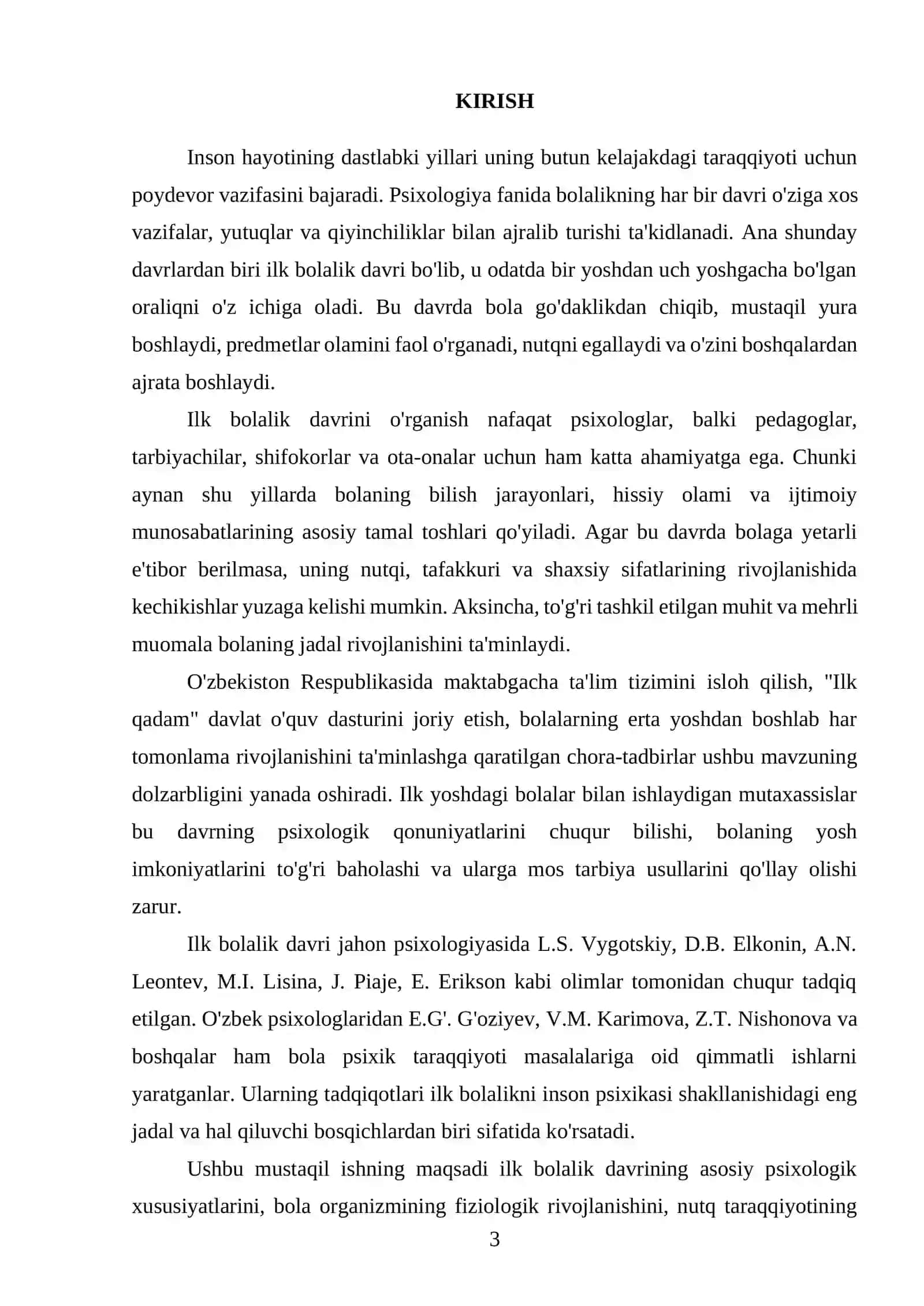Ilk bolalik davri xususiyatlari 3