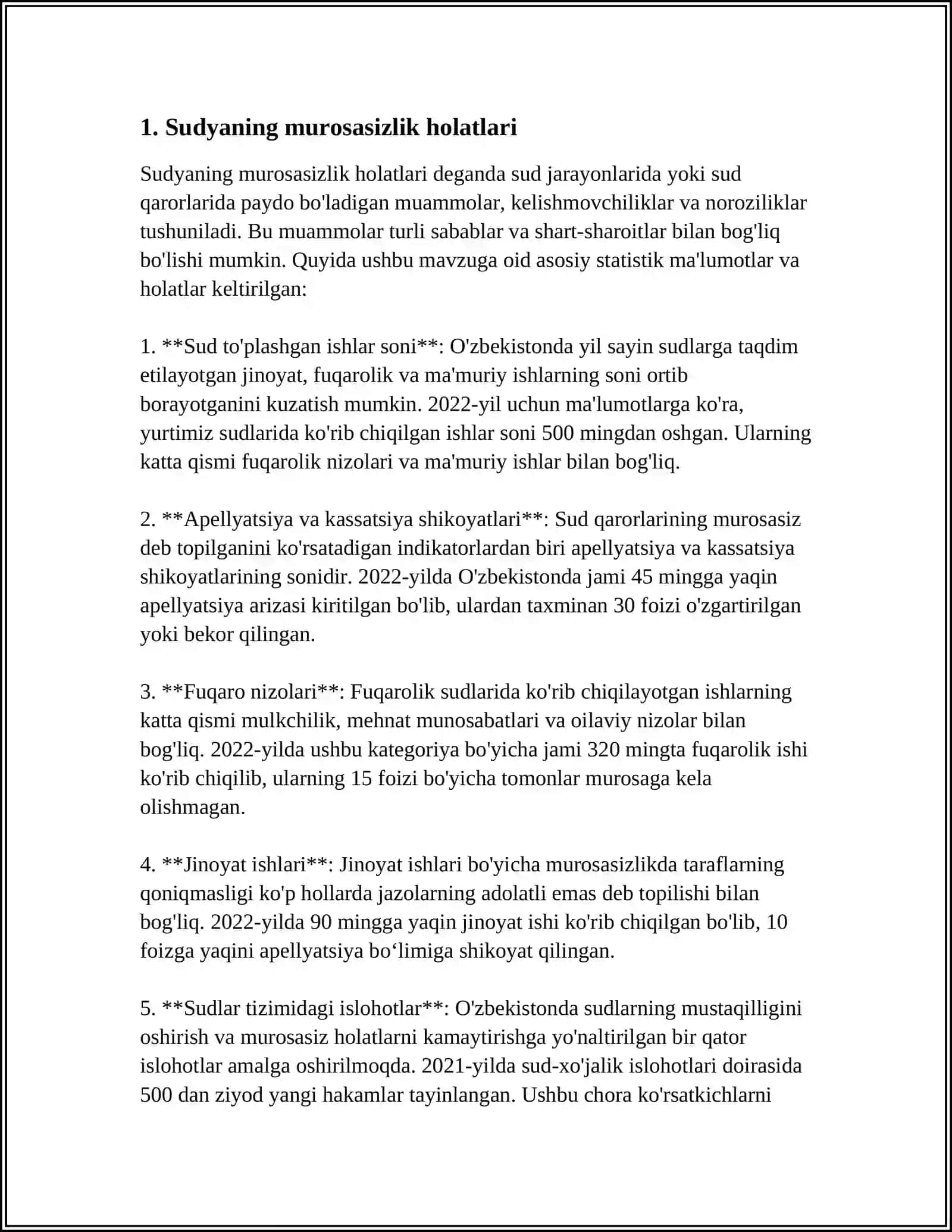 SUDYANING, PROKURORNING, TERGOVCHINING, SURISHTIRUVCHINING, TERGOVGA QADAR TEKSHIRUVNI AMALGA OSHIRUVCHI ORGAN MANSABDOR SHAXSNING VA SUD MAJLISI KOTIBINING ISHDA ISHTIROK ETISHGA MONELIK QILADIGAN HOLATLAR 3