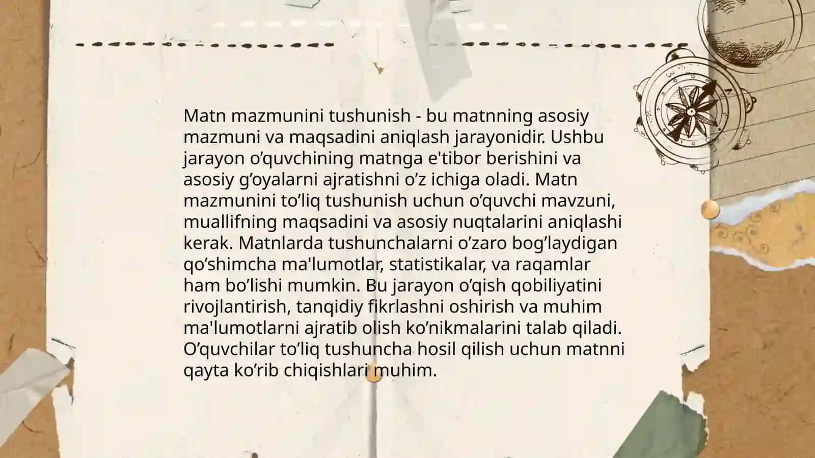 Matnning asosiy mazmuni va maqsadi 3