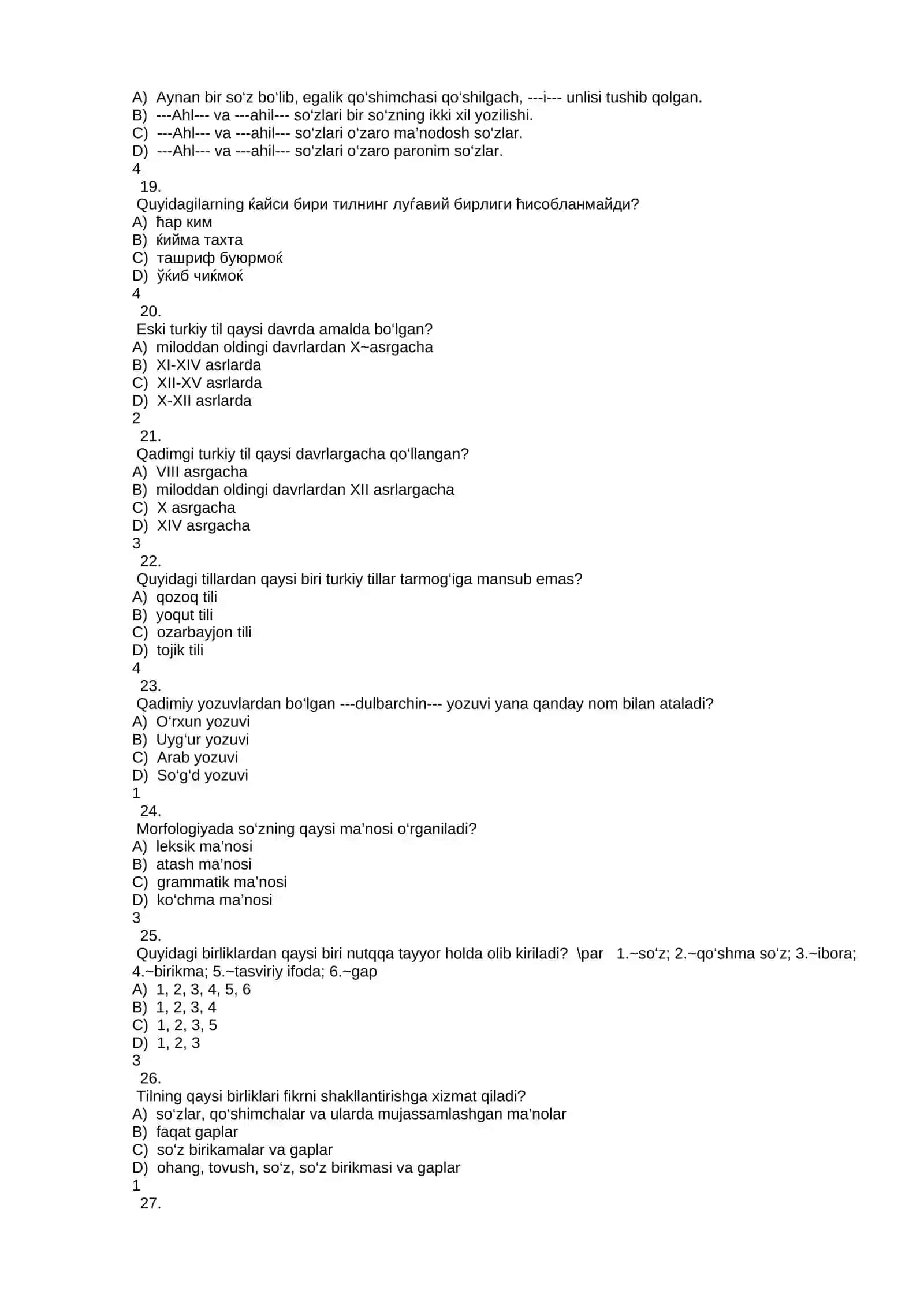 Leksikologiya test 3