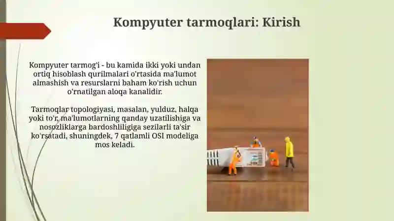 Kompyuter tarmoqlari uning asosiy tushunchalari va turlari 3