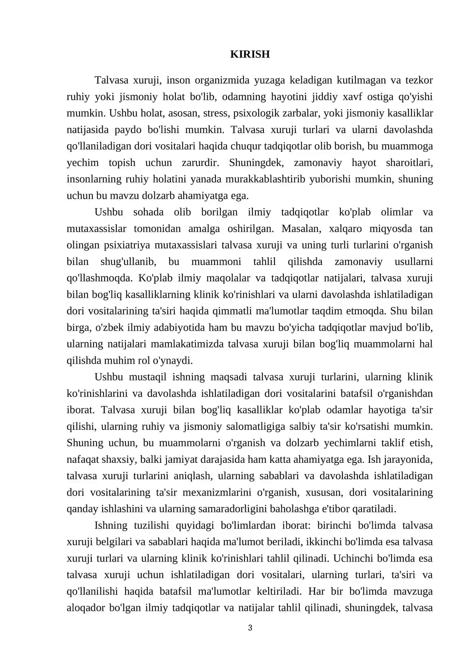 Talvasa xuruji turlari uni davolashda ishlatiladigan dori vositalari 3