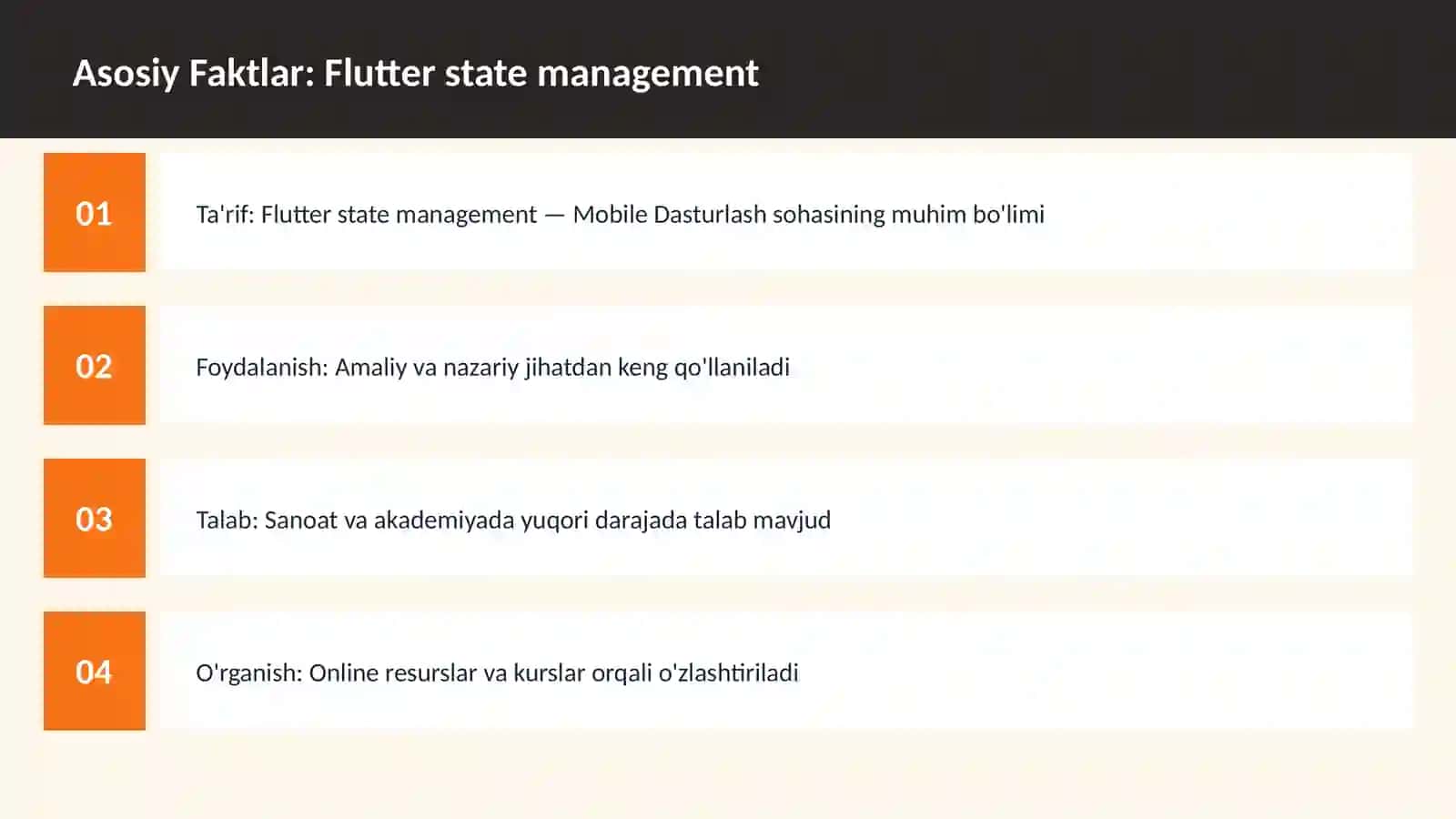 Flutter state management 3