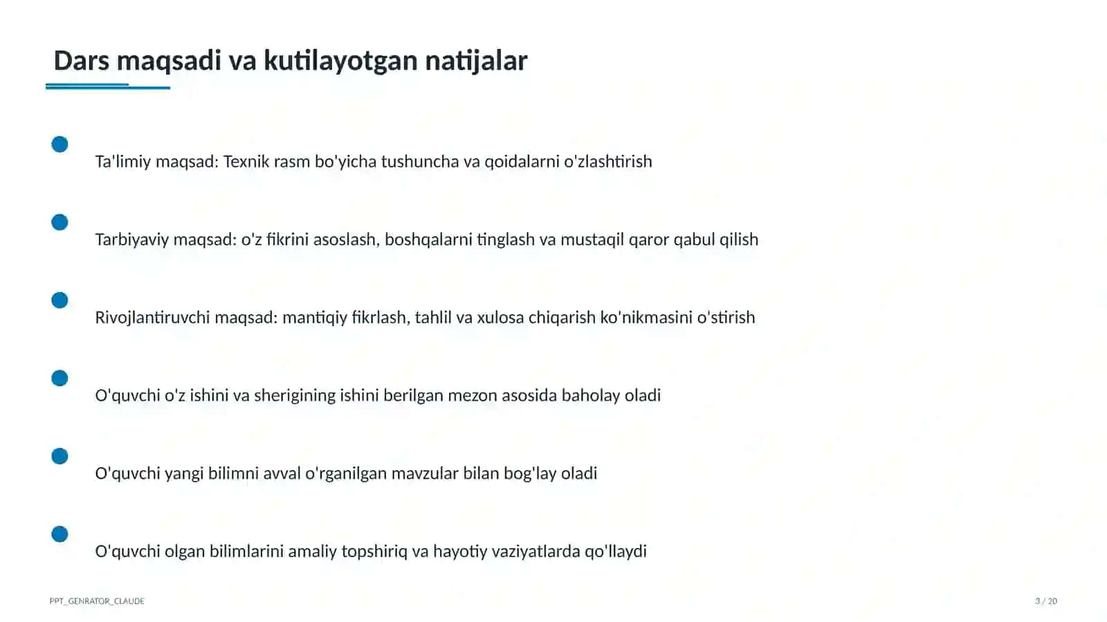 Texnik rasm (8-sinf) 3