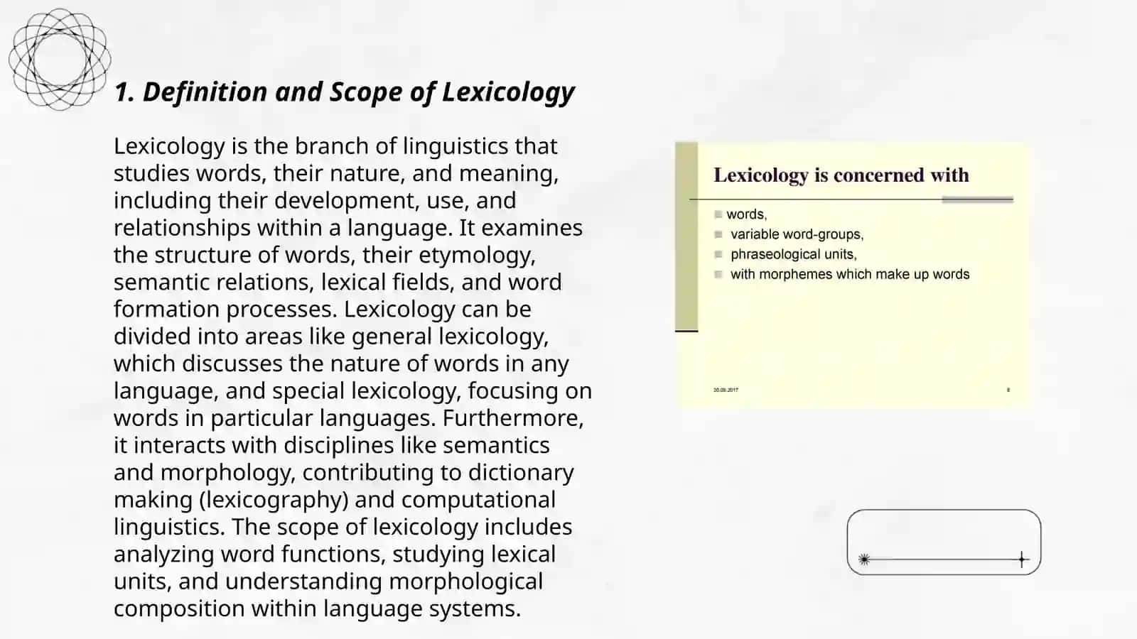Lexicology: The Distinction Between Dialects 3