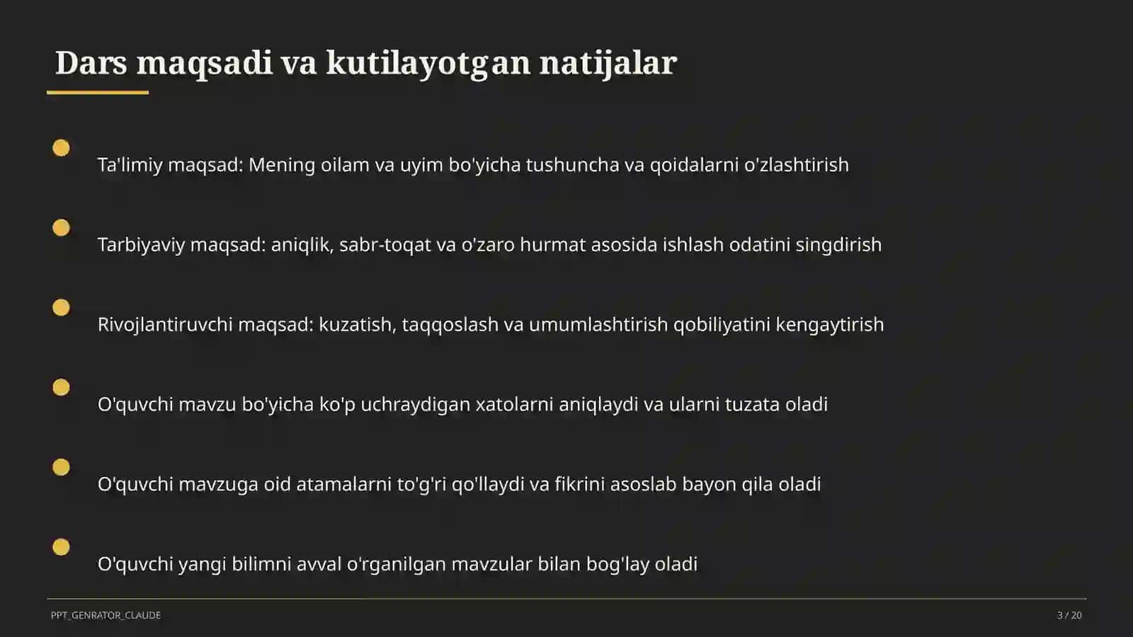 Mening oilam va uyim (1-sinf) 3