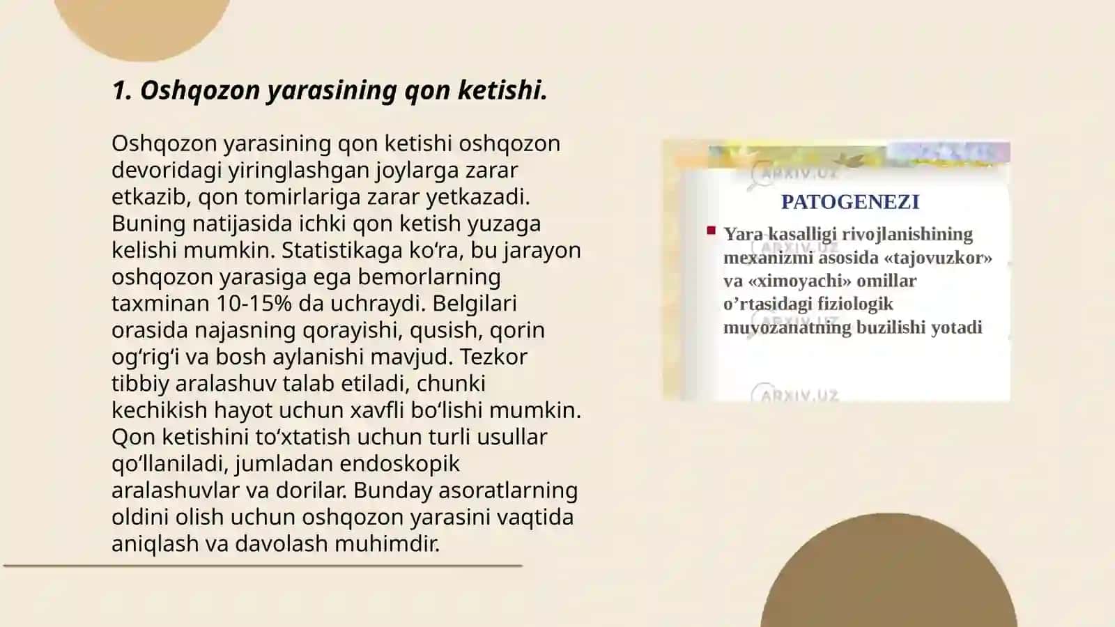 Oshqozon va 12 barmoq ichakning yara kasalligi asoratlari 3