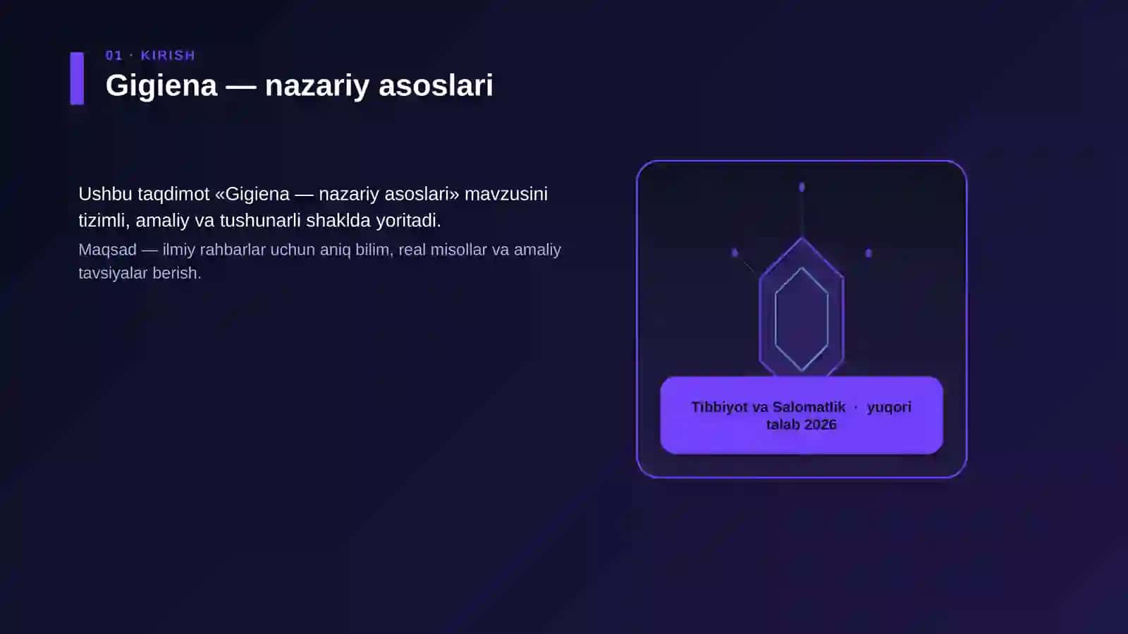 Gigiena — nazariy asoslari 3
