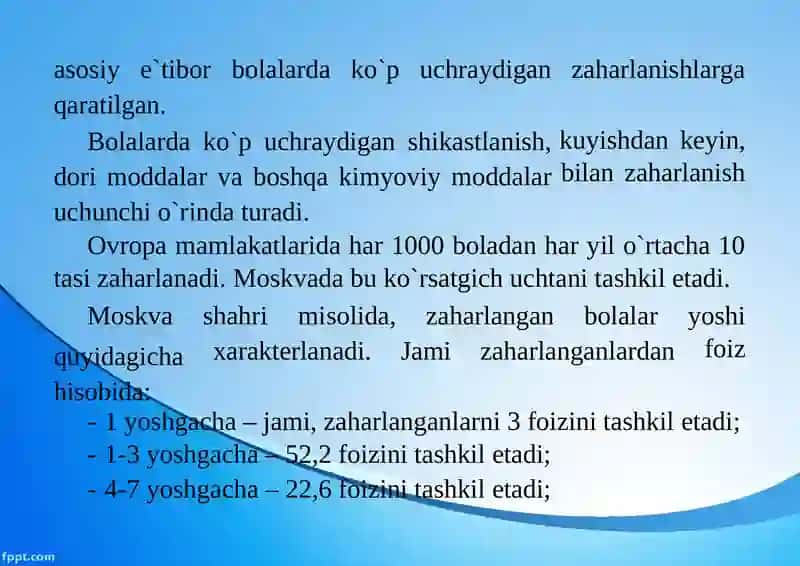ISHCHI ZONASI HAVOSINING KIMYOVIY MODDALARBILAN ZAHARLANISH 3