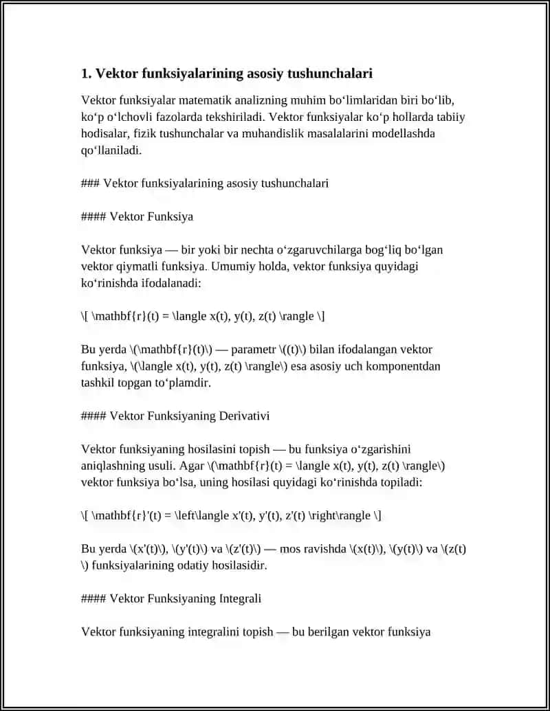 VEKTOR FUNGKSIYANING KOMPYUTER GRAFIKASIDAGI TADBIQLARI 3