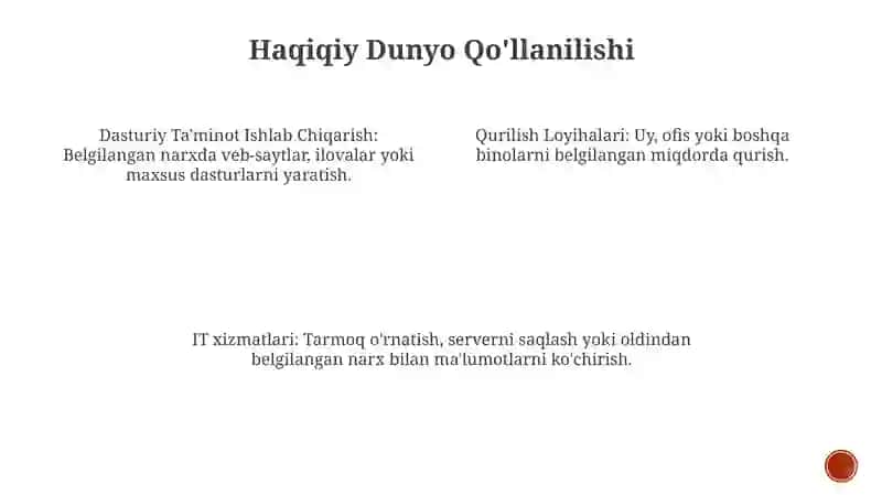 Fiksi Narxli Shartnomalarning Afzalliklari va Kamchiliklari 3