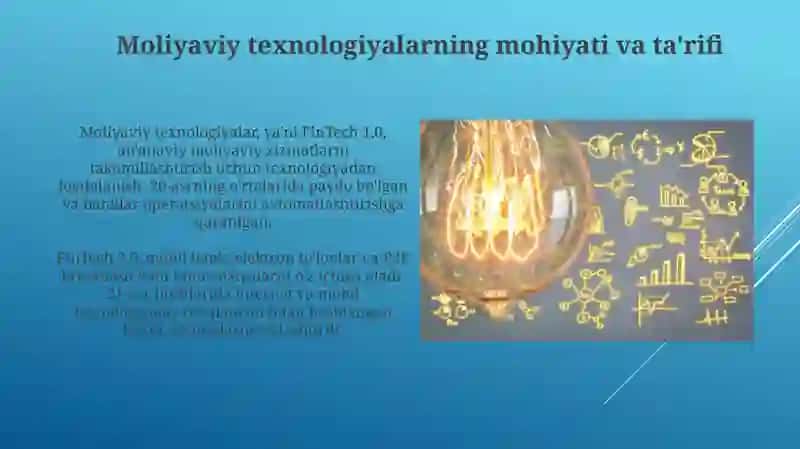 Moliyaviy texnologiyalarning mohiyati,shakillanishi va hozirgi holati 3