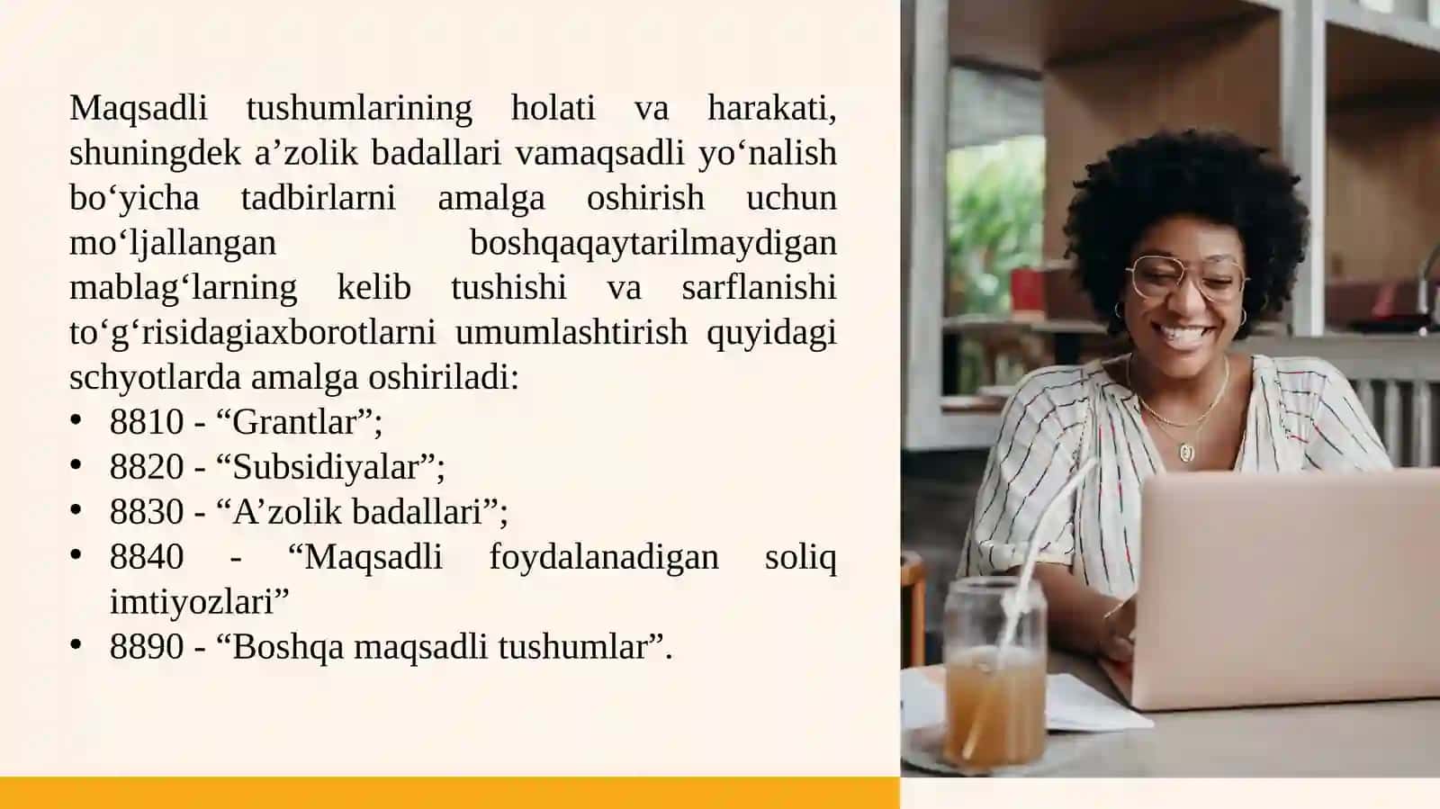 Maqsadli tushumlar hisobi 3