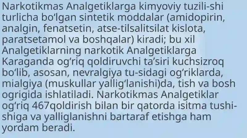 Analgetiklar 3