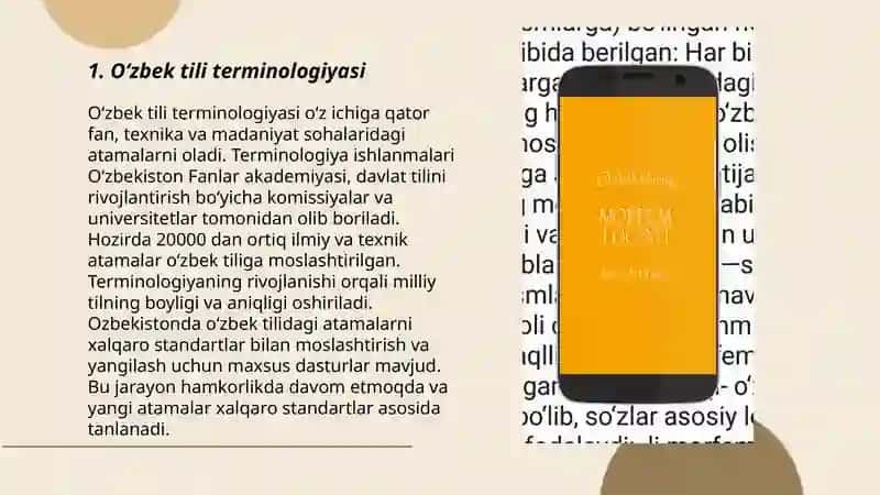 O‘zbek tilining izohli lug’atida soha terminlarining berilishini aniqlab olish va sohaga oid terminlar lug’atini tuzish 3