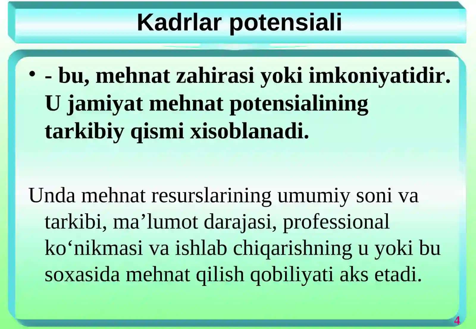 KORXONANING MEHNAT RESURSLARI 3