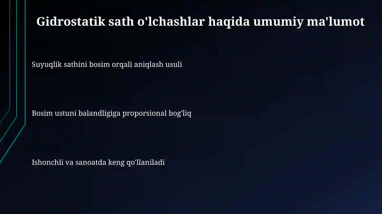 Gidrostatiksatho'lchashlar 3