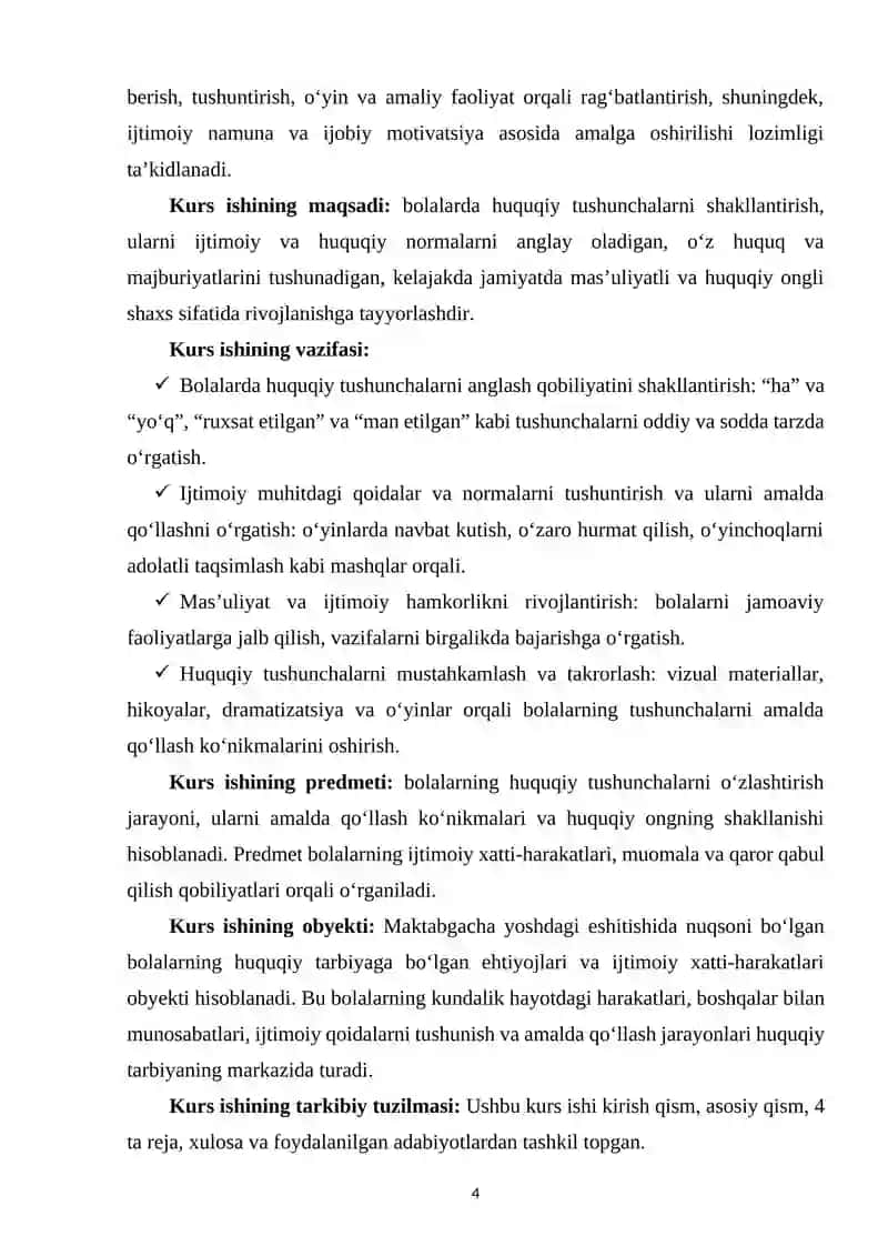 Maktabgacha yoshdagi eshitishida nuqsoni bo‘lgan bolalarda huquqiy tarbiyaning asosiy vositalaridan foydalanish 3