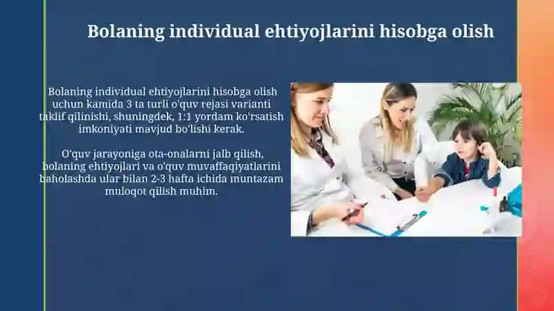 GOSPITAL PEDAGOGIKA Uzoq muddatli davolanishga muhtoj bolalar uchun ta’limni tashkil etish 3