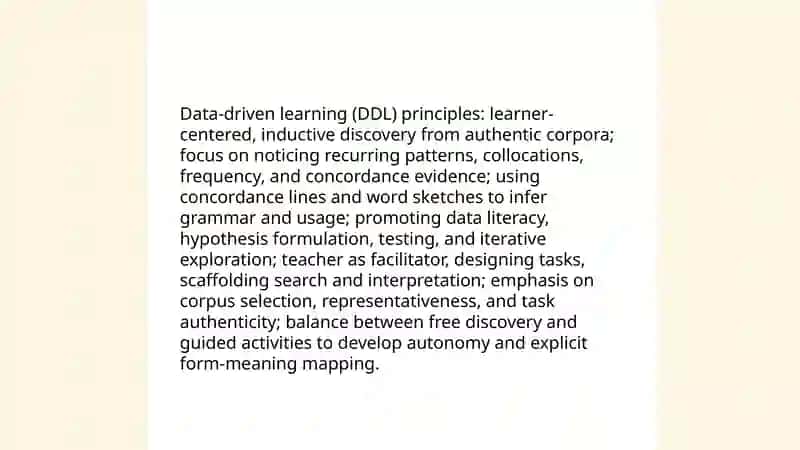 Corpus Linguistics and Data-Driven Learning 3