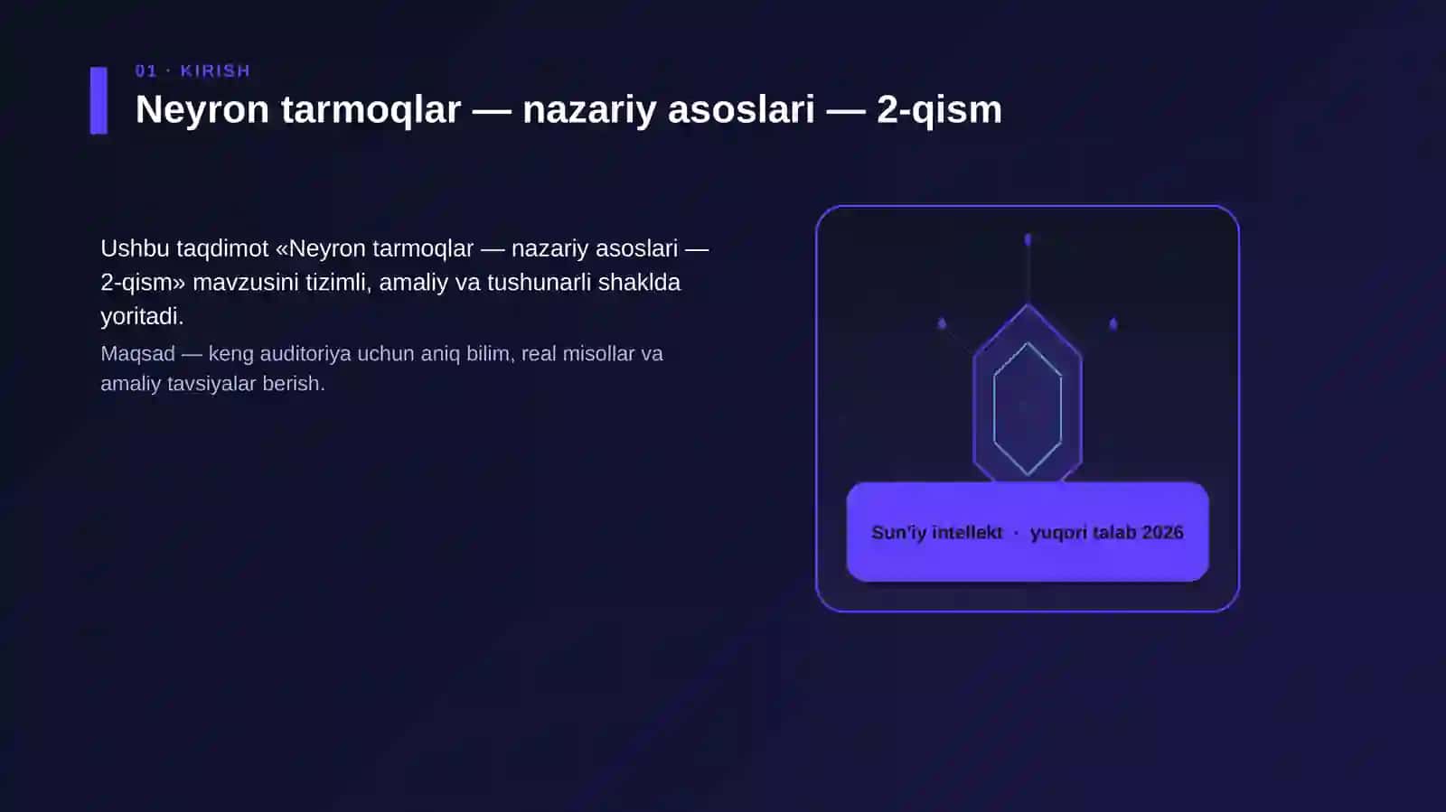 Neyron tarmoqlar — nazariy asoslari — 2-qism 3