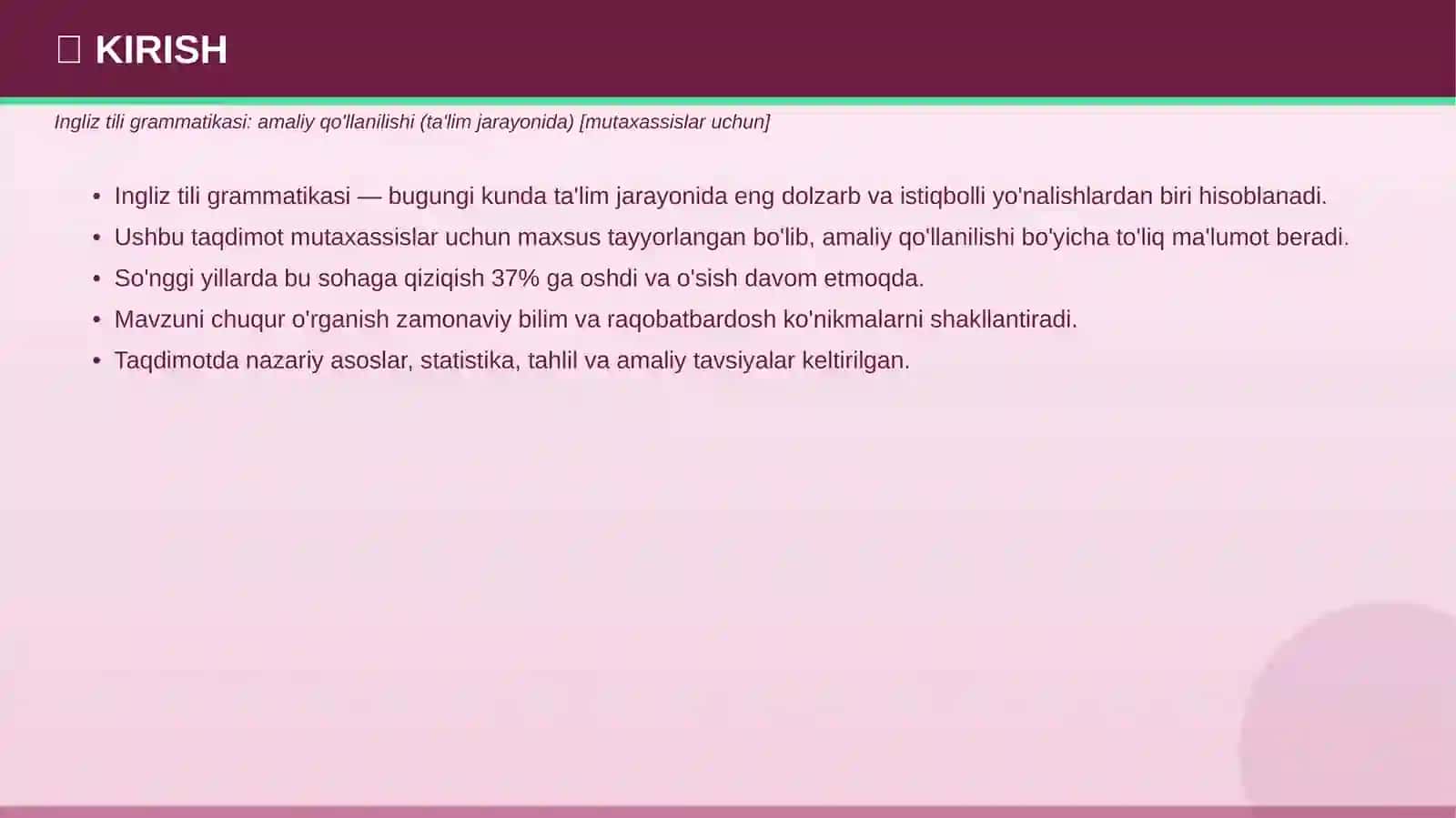 INGLIZ TILI GRAMMATIKASI 3