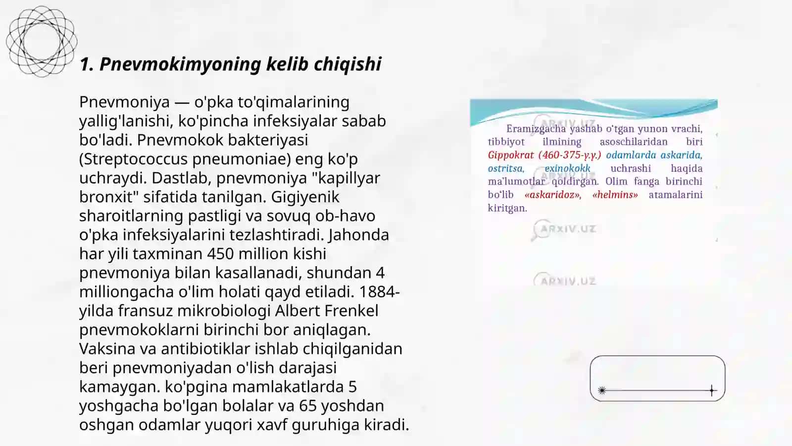 Pnevmokimyo fanining paydo bo'lishi va rivojlanish tarixi 3