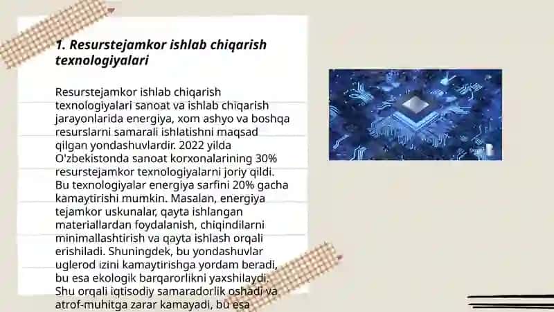 Resurstejamkor texnika va texnologiyalar 3