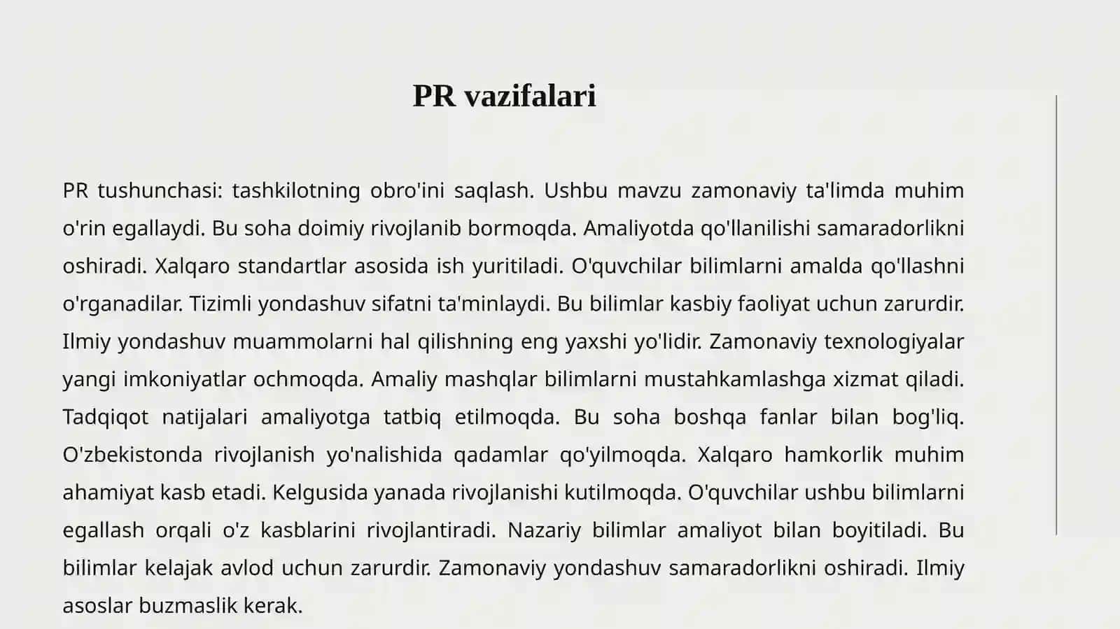 PR tushunchasi 3
