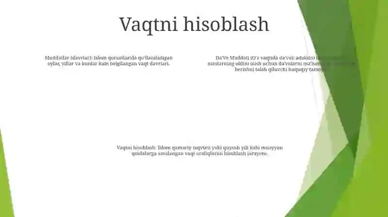 Muddatlar Va Da'Vo Muddati 3
